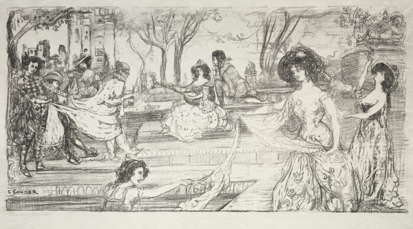 La Guitariste 1900