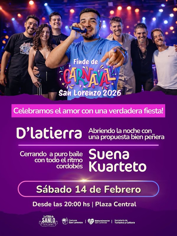 Finde de Carnaval San Lorenzo 2026