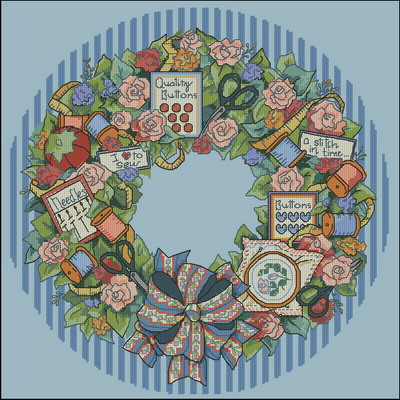 DIM13616 Stitcher's Wreath