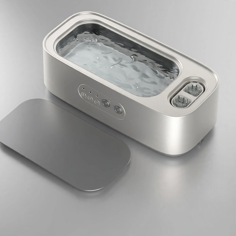 Dual-Chamber Ultrasonic Cleaning Device