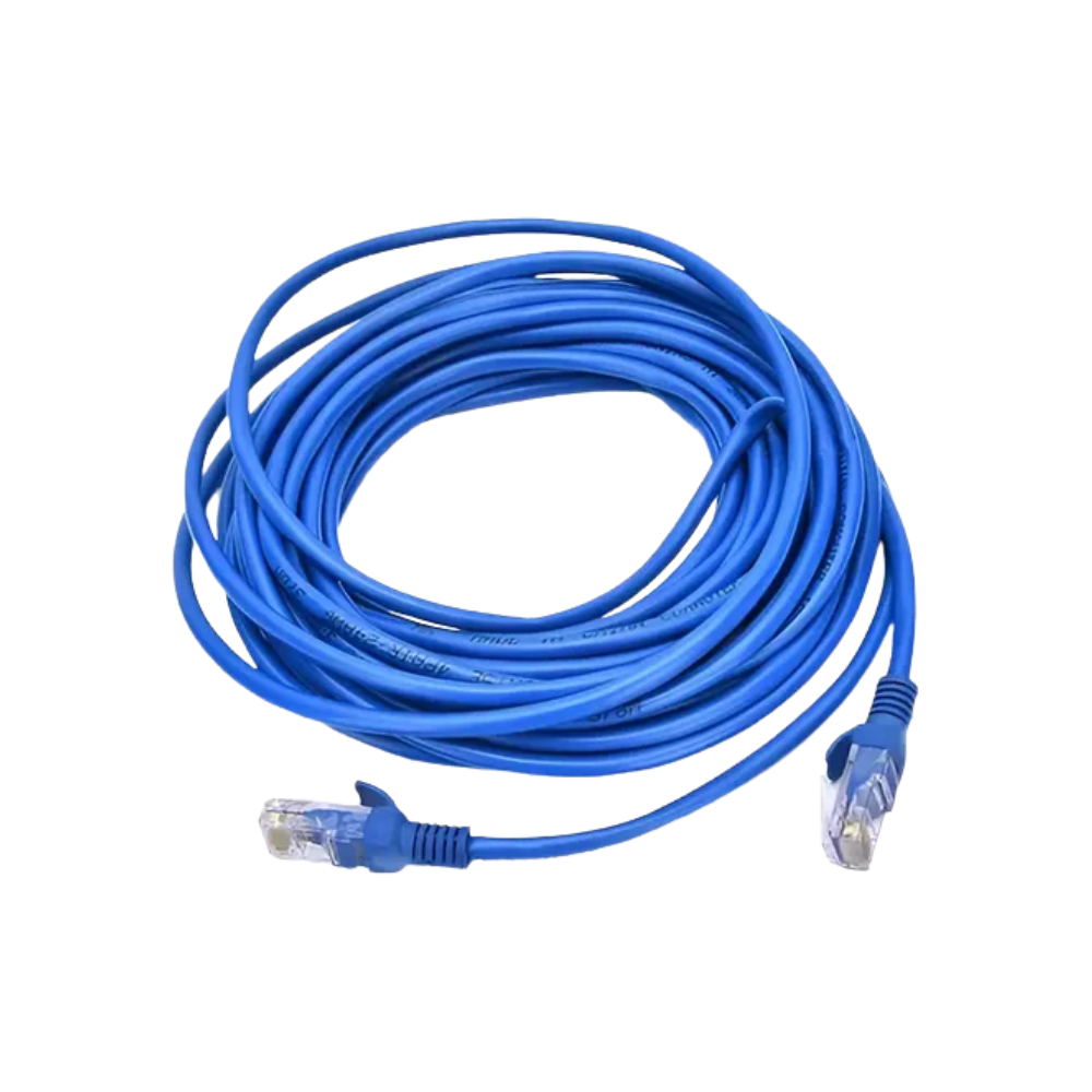 Cable de red Ethernet Cat-5E de 30 metros Azul