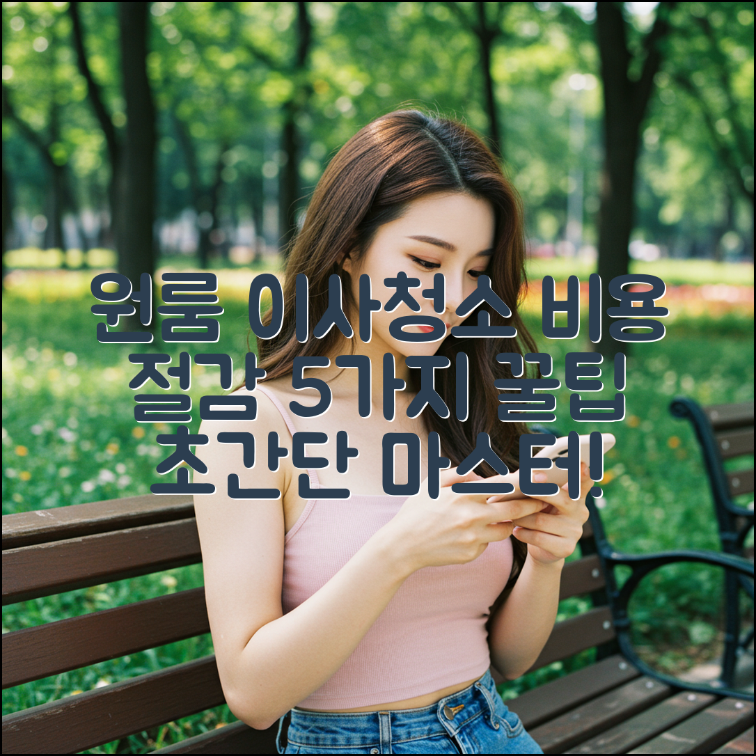 원룸 포장이사+청소: 비용 절감 5가지 꿀팁!