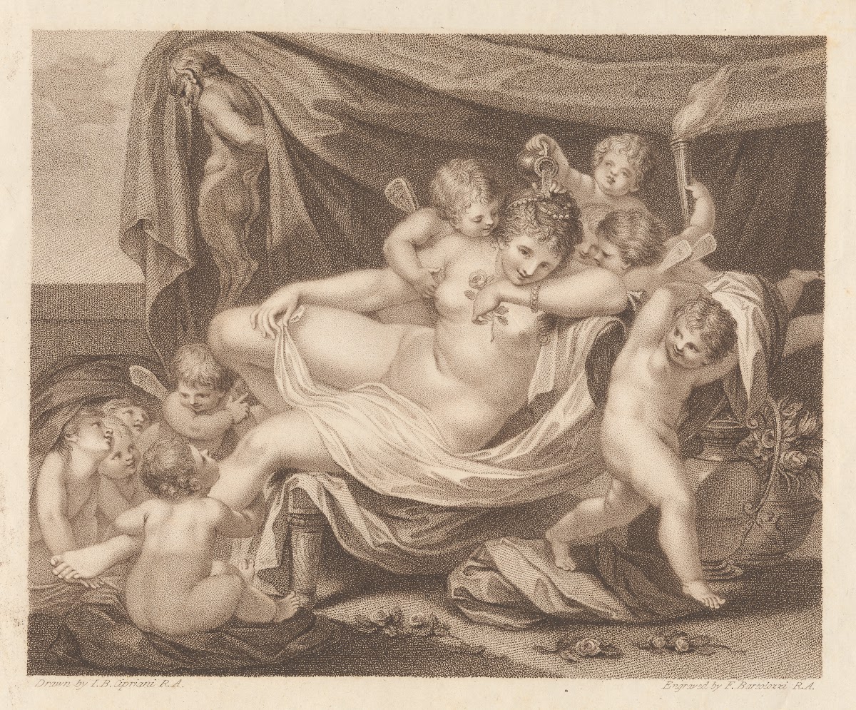Venus Surrounded By Cupids 1787