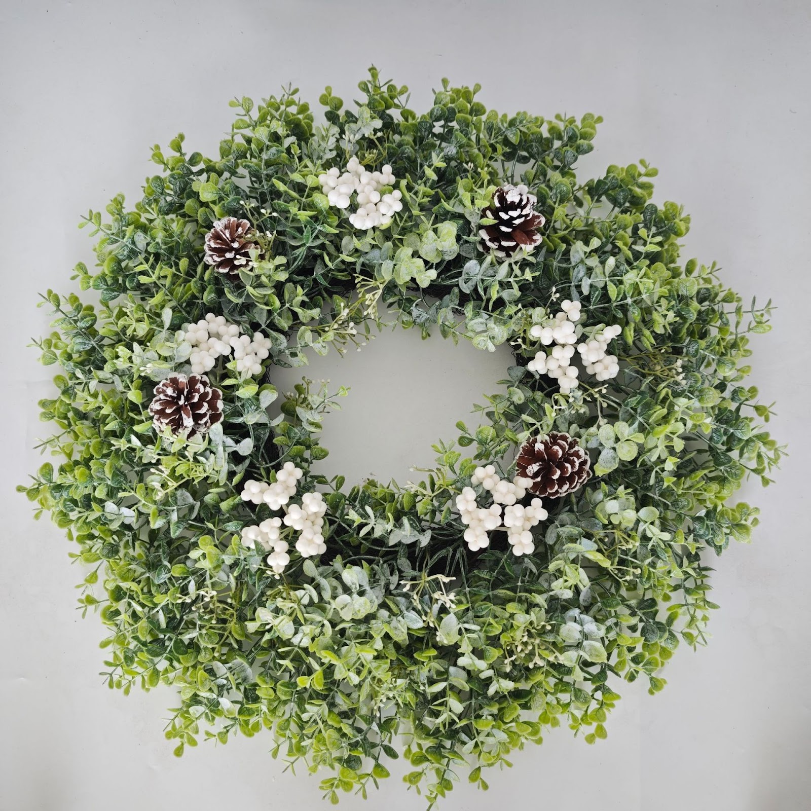 Christmas Eucalyptus Wreath with Welcome Sign 60 cm