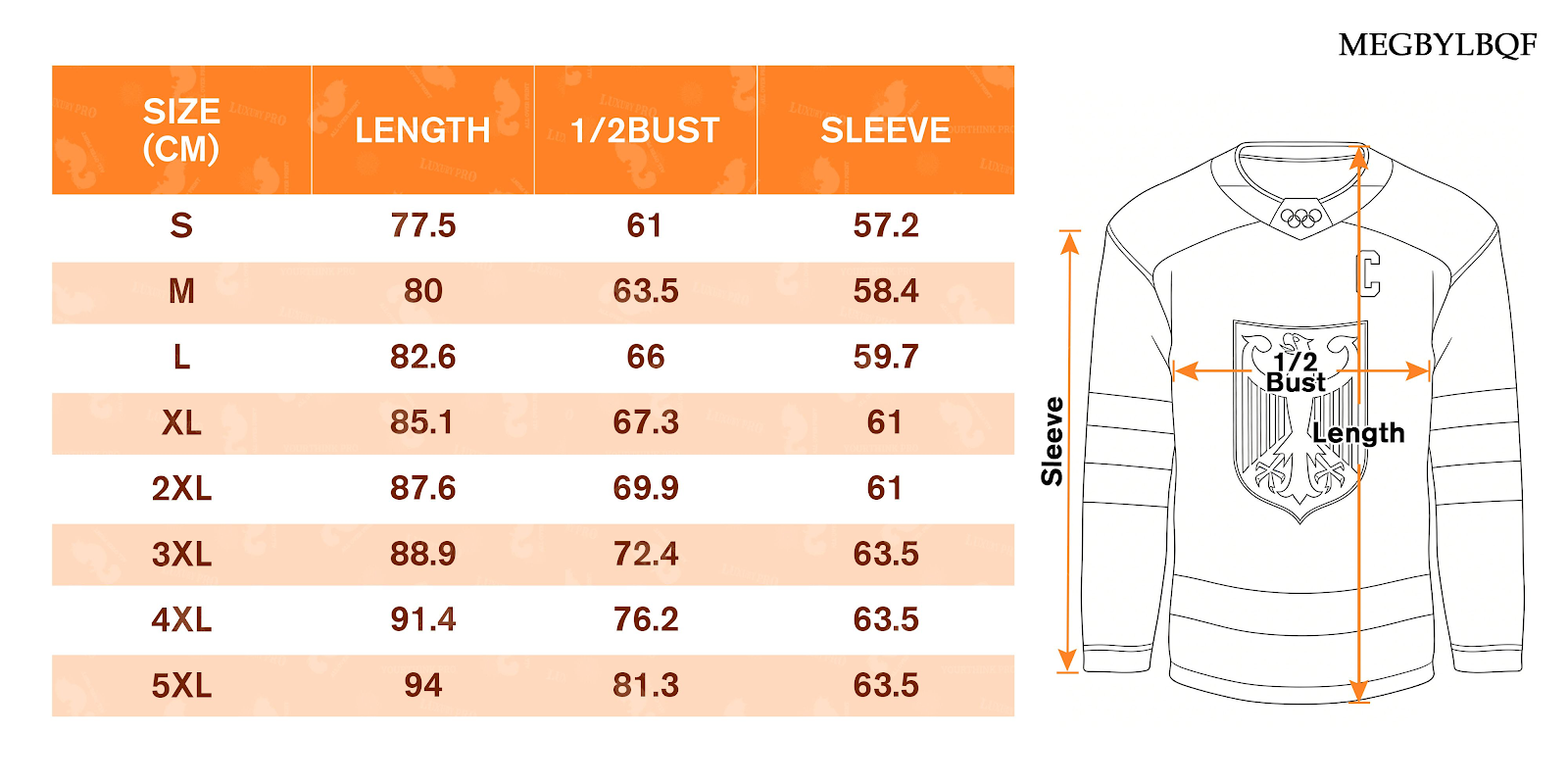 AOP MEG Crew Neck Hockey Jersey