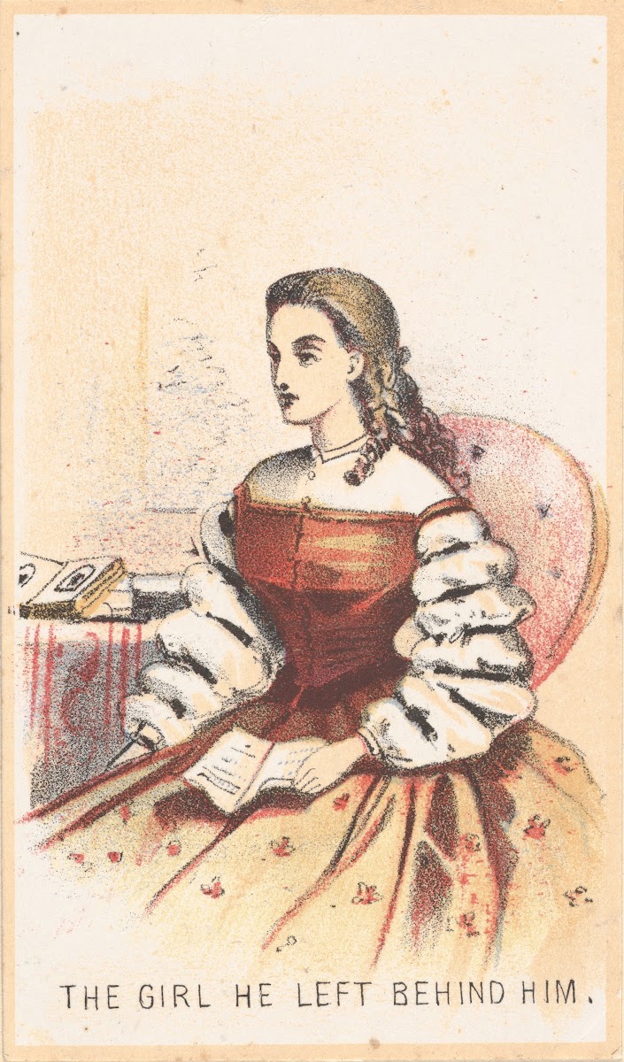The Girl He Left Behind Him 1864