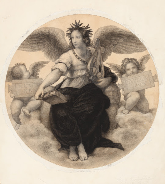 Raffaels Allegorie der Poesie 1839
