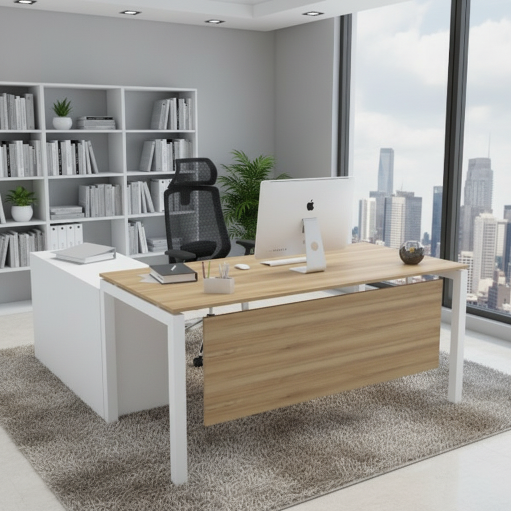 RADAR Office Desk (With Side Cabinet)