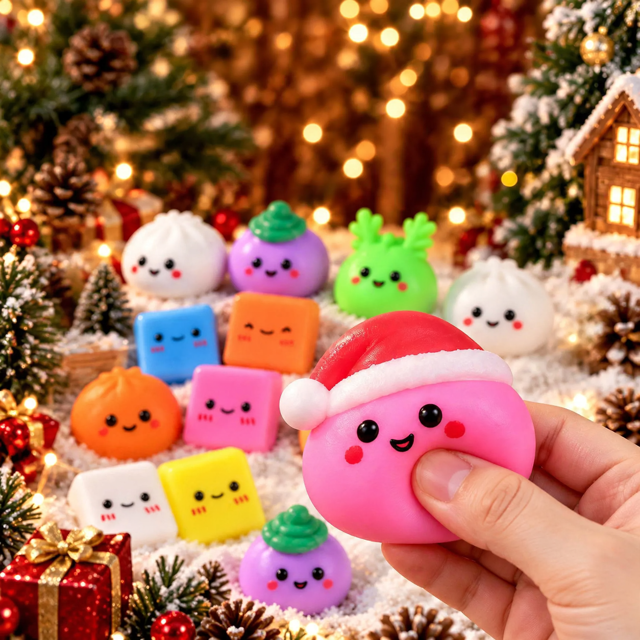 Adventskalender mit Spielzeug-Überraschungen, 24 Tage