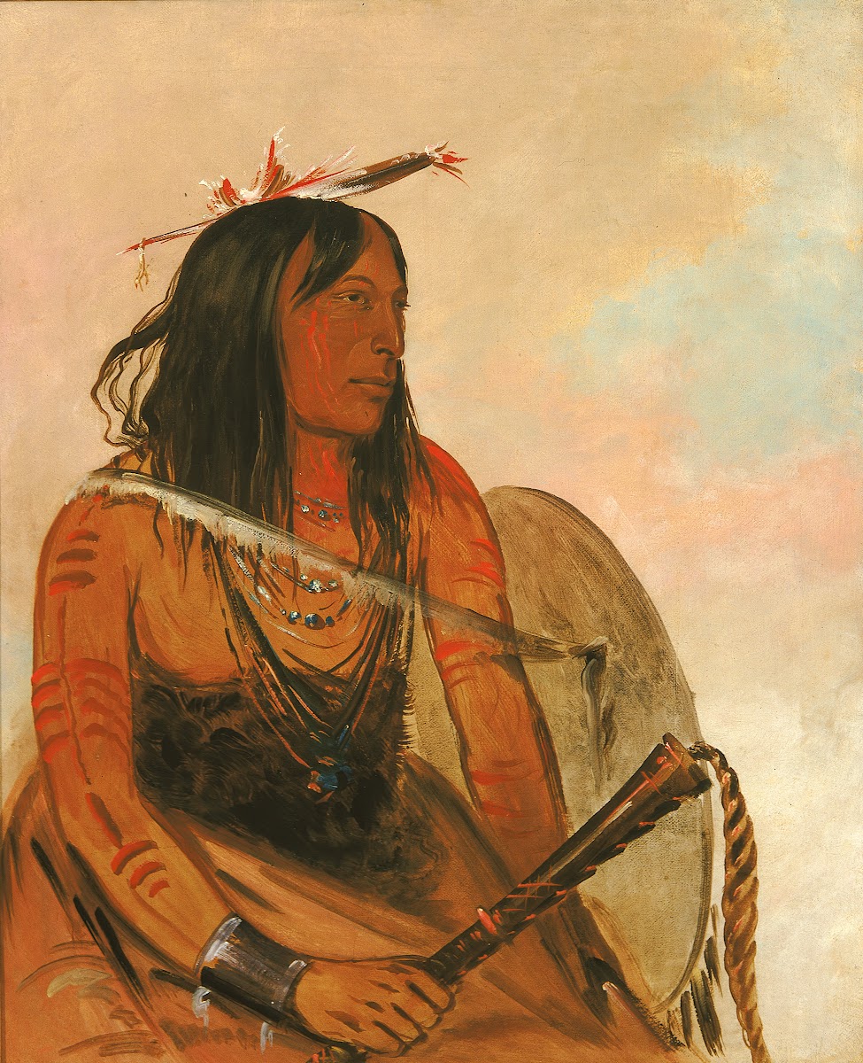 Ish A Ró Yeh He Who Carries a Wolf a Distinguished Brave 1834