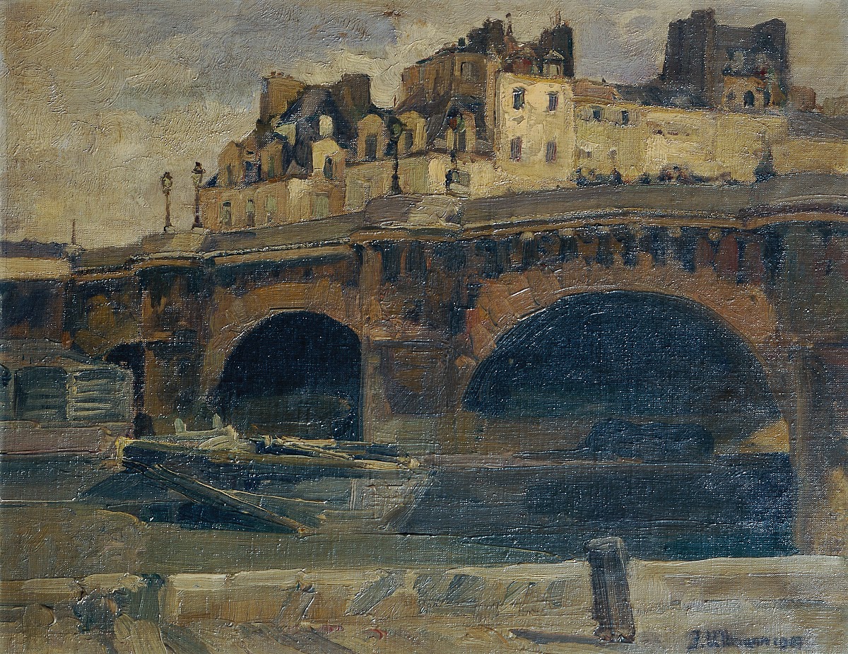 Pariser Landschaft mit Pont Neuf 1907