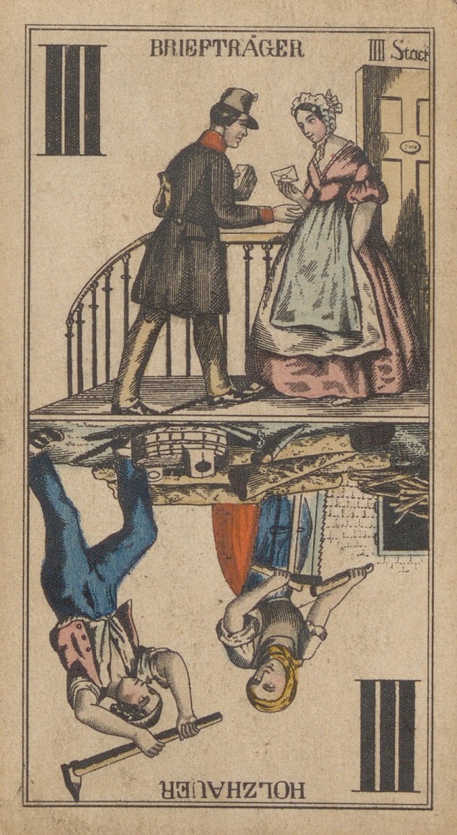 III Briefträger  Holzhauer 1850