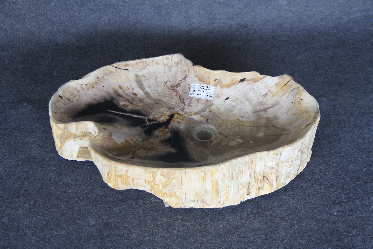 SINK — SKU WST.130.24 | Petrified Wood by PJ Antique Bali