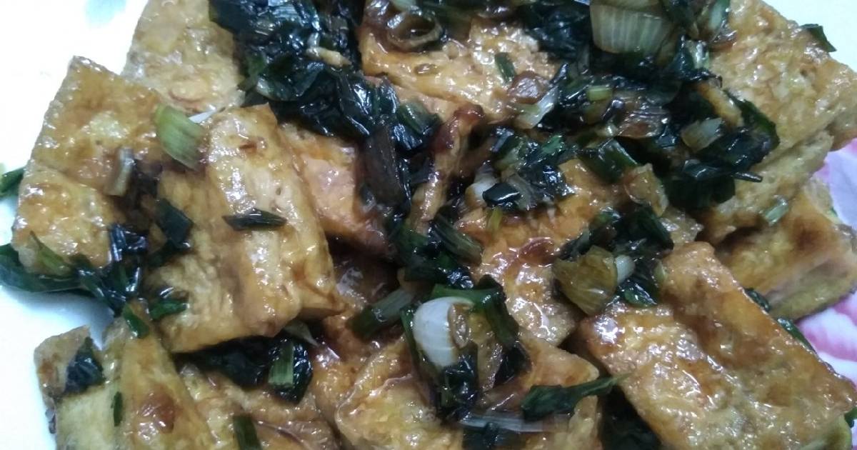 Đậu rán rim xì dầu