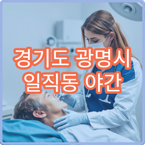 경기도 광명시 일직동 야간 소아과 병원 심야 아이 진료