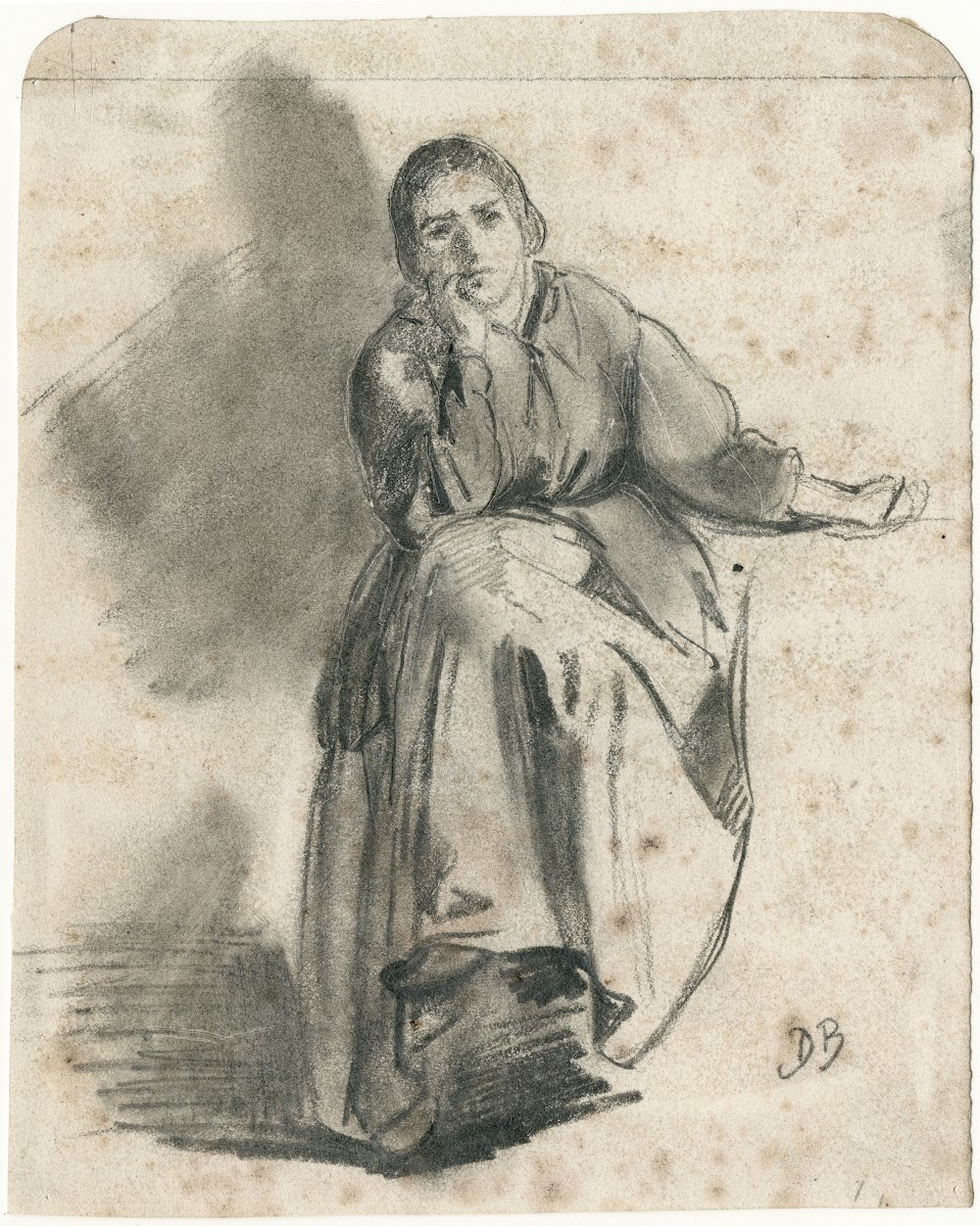 Sitting woman