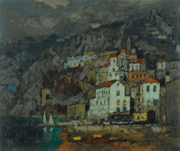 View Of Amalfi 1925