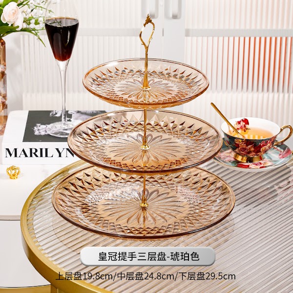 Luxury Acrylic Three Layer Tray