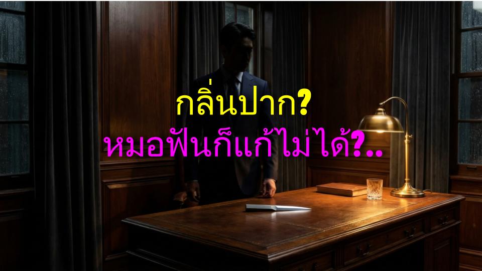 กลิ่นปาก? หมอฟันก็แก้ไม่ได้? ความจริงช็อก!