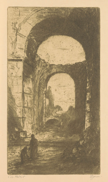 Palatijnsche ruïne in Rome 1873 1931