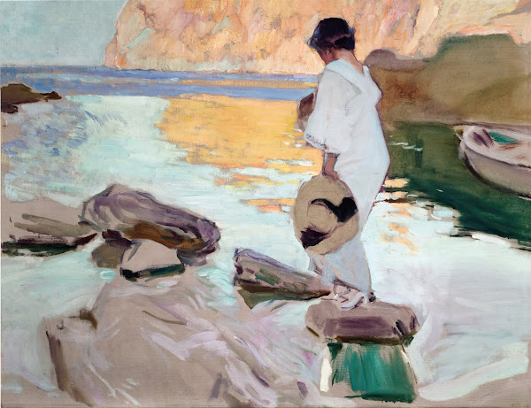 Elena at Cala de San Vicente 1919