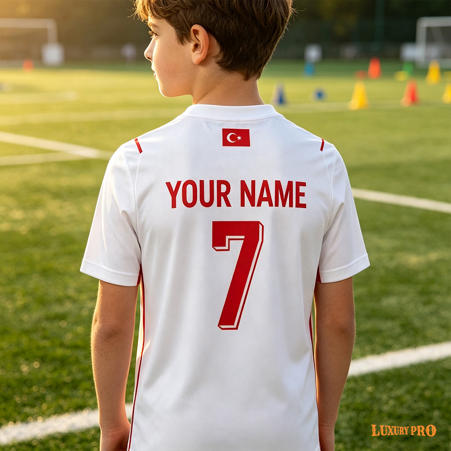 AOP NGA Round Neck Children's Football Jersey