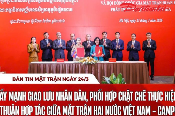 Bản tin Mặt trận sáng 24/3 - Báo Đại Đoàn Kết