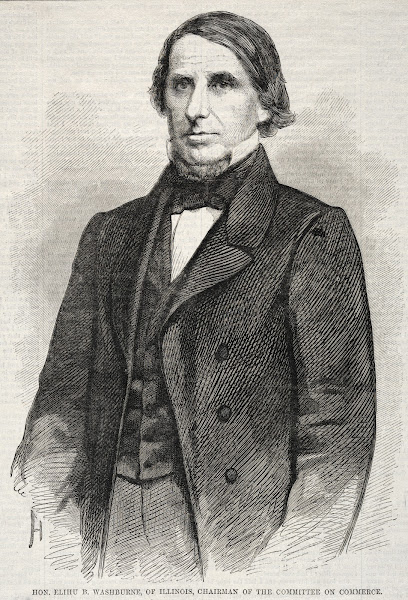 Hon Elihu B Washburne of Illinois Chairman of the Committee on Commerce 1860