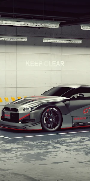 Nissan GTR, Parking Garage, GT3, Nismo 4K Wallpaper Background