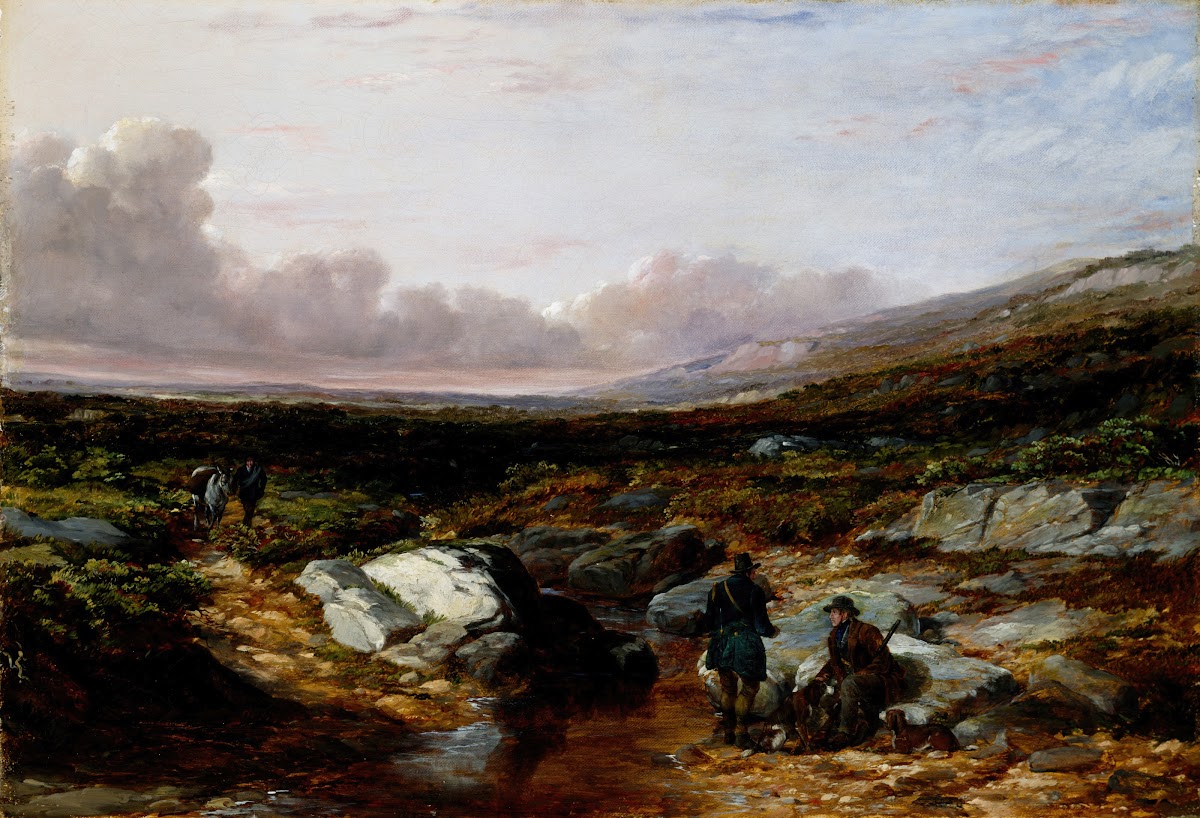 Deer Stalking in Scotland Getting Ready 1851