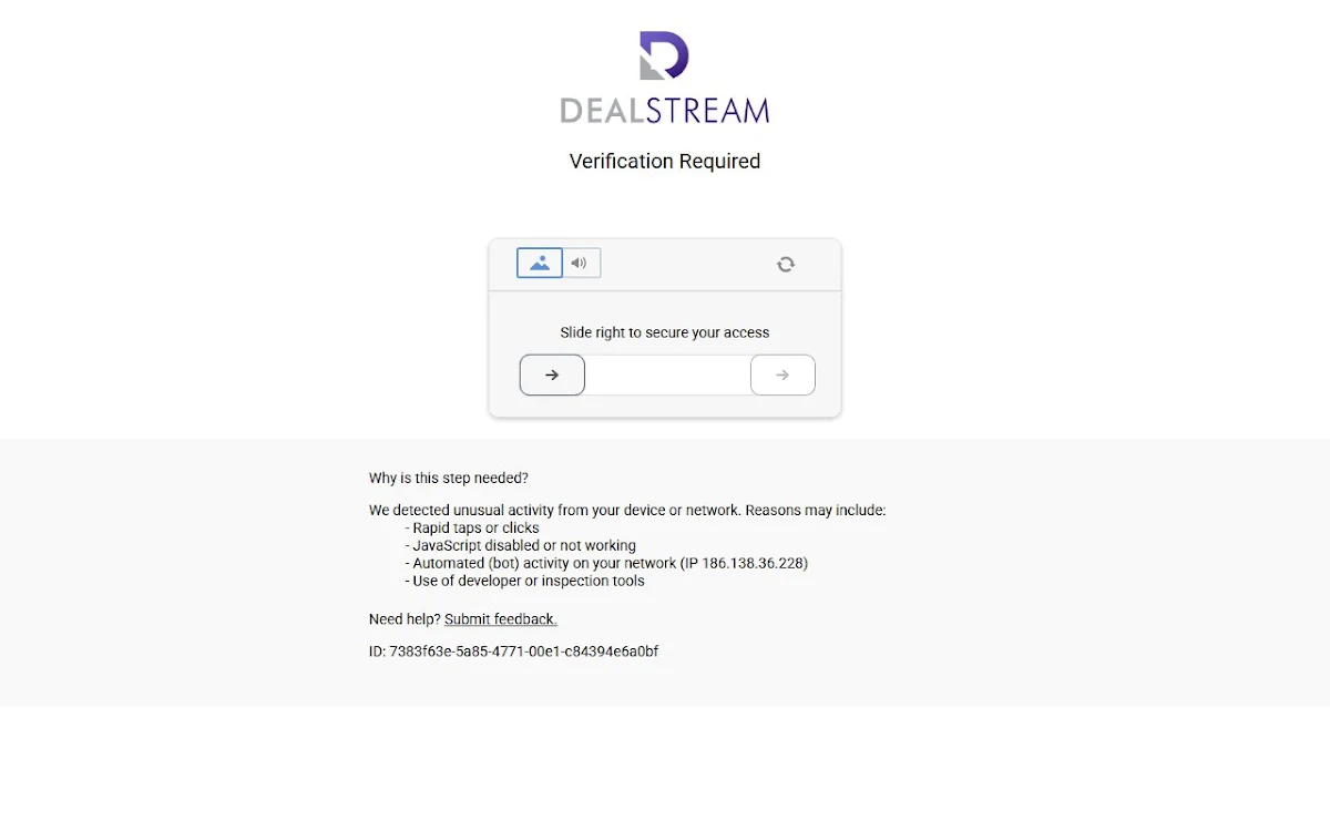 Captura de DealStream