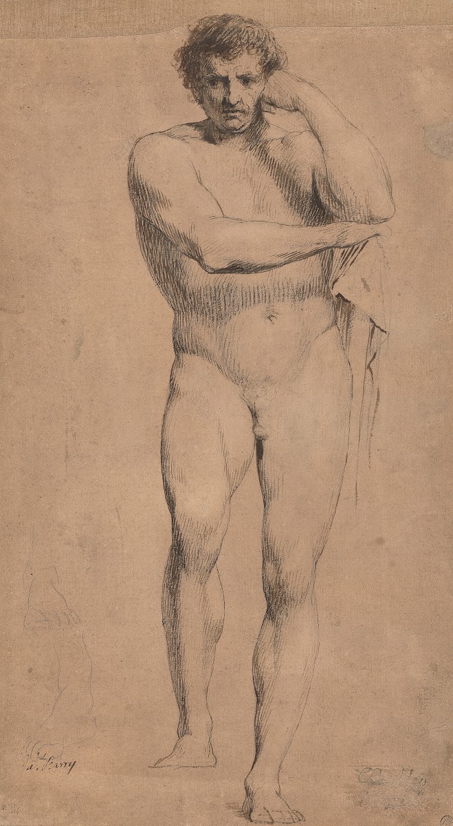 Study of Hercules for Crowning the Victors at Olympia between 1777 and 1780