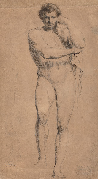Study of Hercules for Crowning the Victors at Olympia between 1777 and 1780