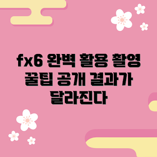 FX6 사용법, FX6 촬영 결과, 2023 영상 촬영, FX6 트렌드, FX6 추천