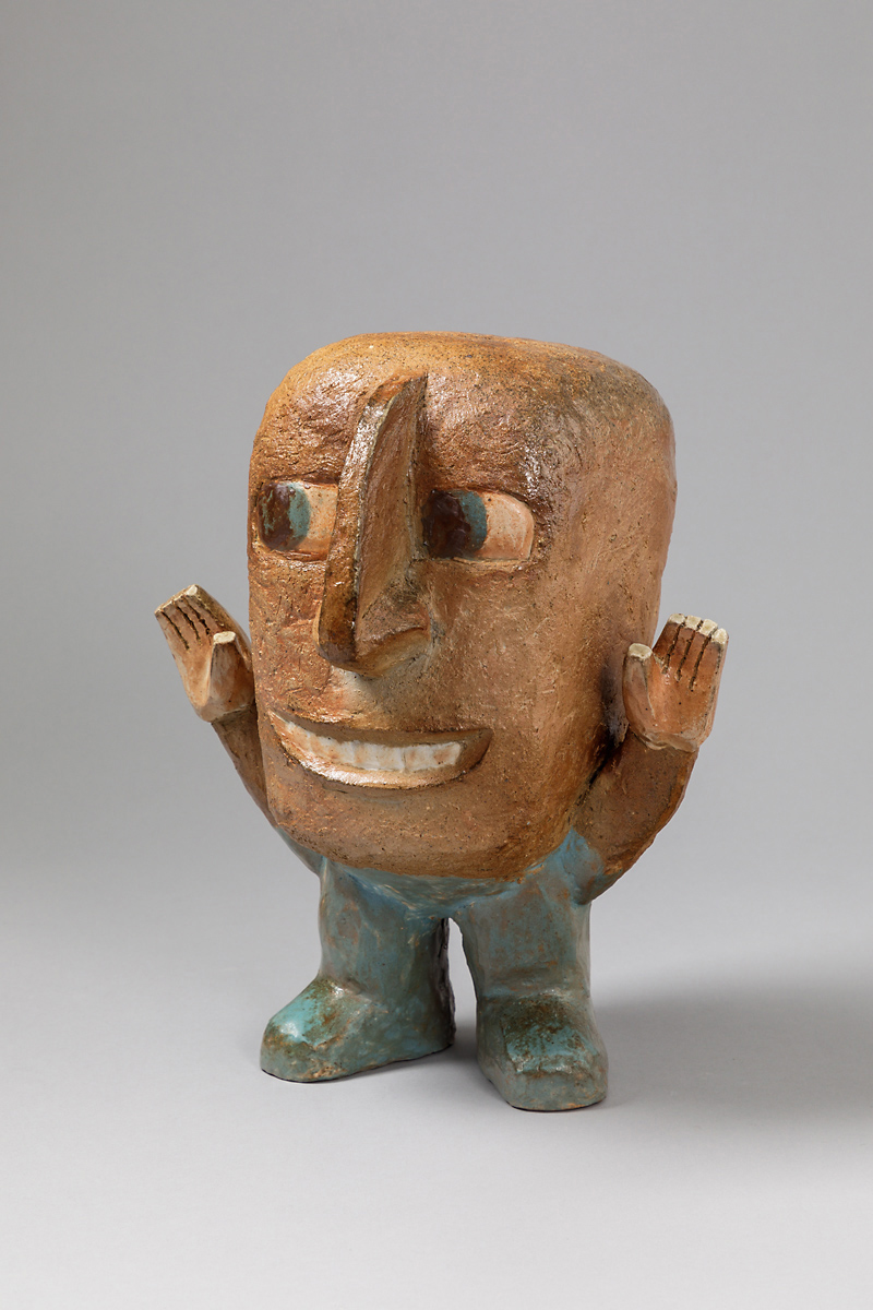 La Star
2021 - Grès chamoté engobé et oxydes - 40 cm
