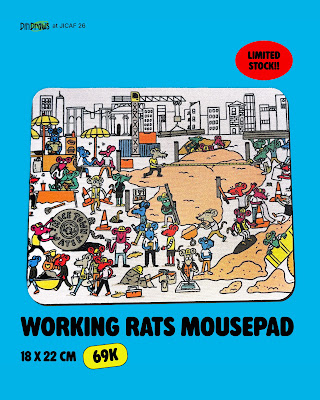 Working Rats mousepad