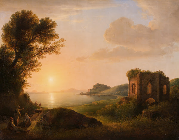 Der Meerbusen von Baiae bei Sonnenuntergang 1807