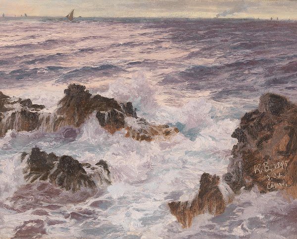 Heavy Seas off the Coast of Capri