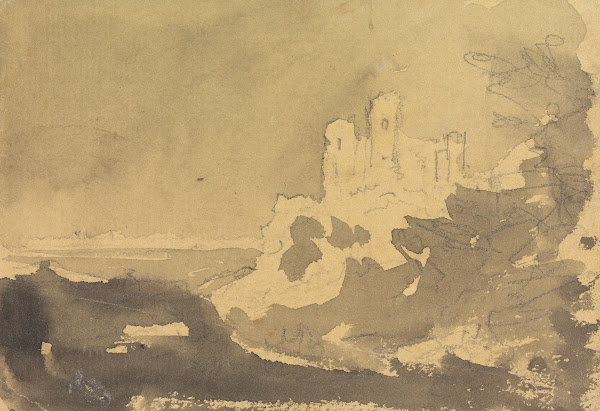 A Castle at the Edge of a Lake between 1762 and 1783