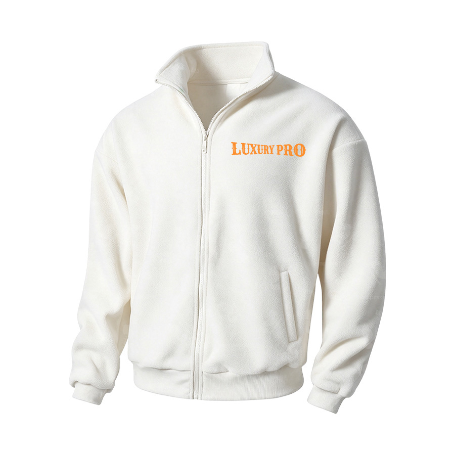 2D Stand Collar Zip Jacket