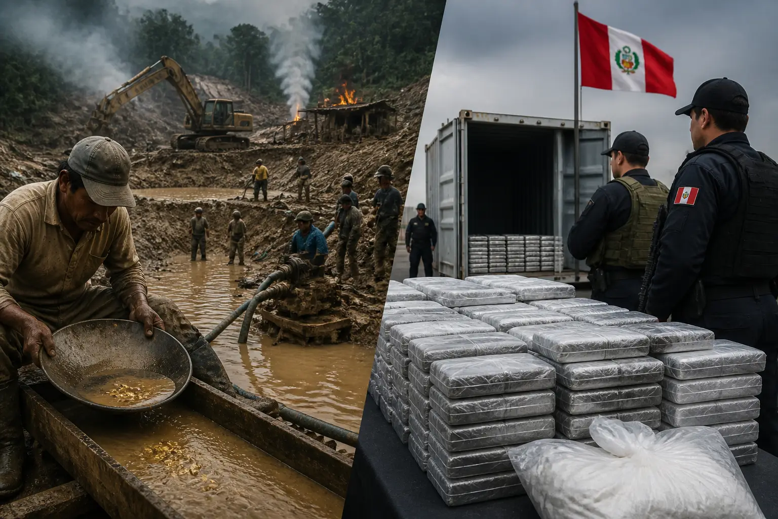 Editorial image for Illegal gold mining surpasses cocaine as Peru's most profitable criminal industry