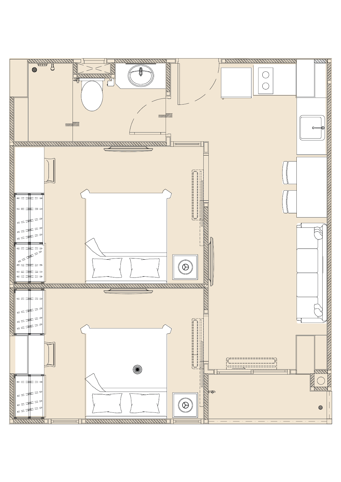 แปลนห้อง TYPE C