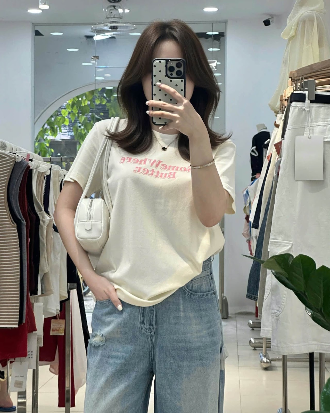 Áo thun Nafan ngắn tay cổ tròn in chữ SomeWhere XONXEN SHOP mã 721