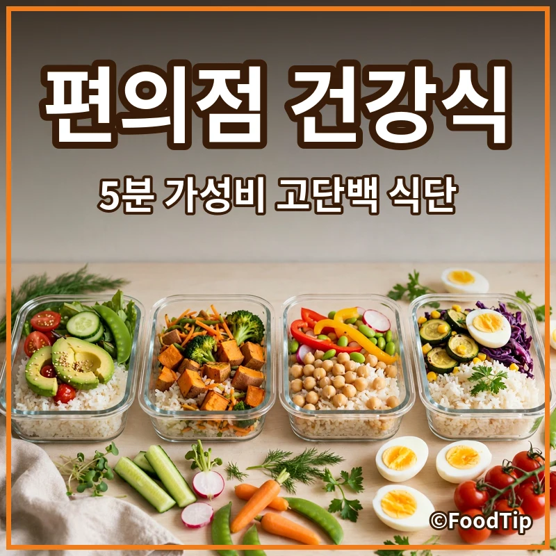 바쁜 자취생 주목! 편의점에서 5분 만에 만드는 가성비 고단백 건강식단 가이드