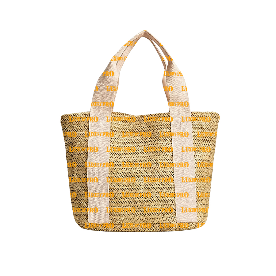 Straw Beach Bag