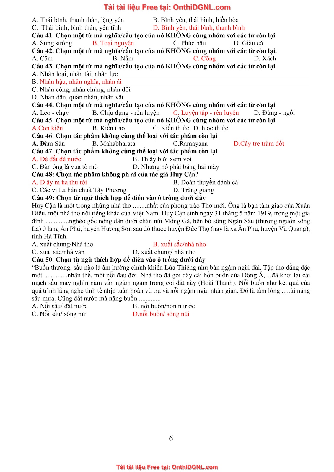 39 Đề ôn HSA - ĐỊnh tính