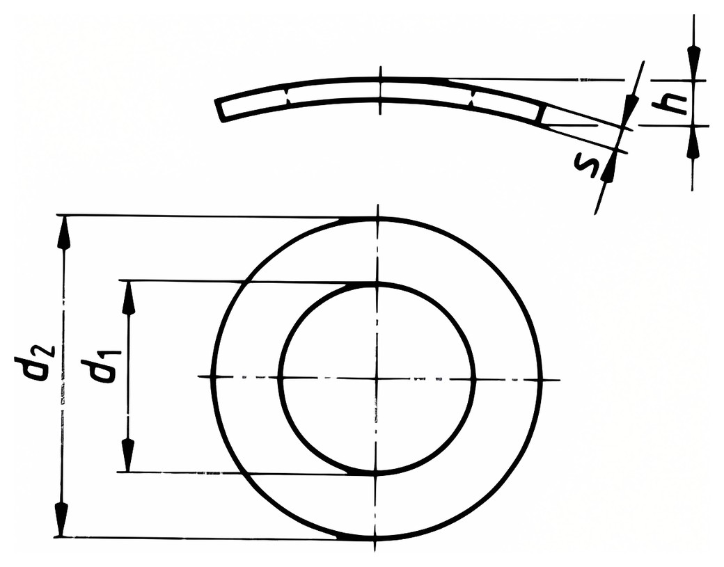 DIN 137 – Technical drawing