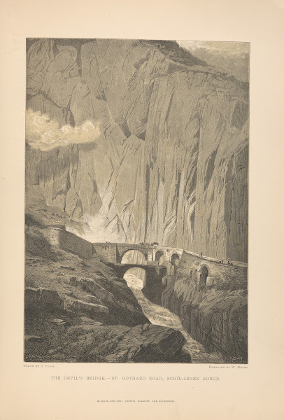 G Closs  The Devils BridgeSt Gothard Road Schóllenen Gorge 1881