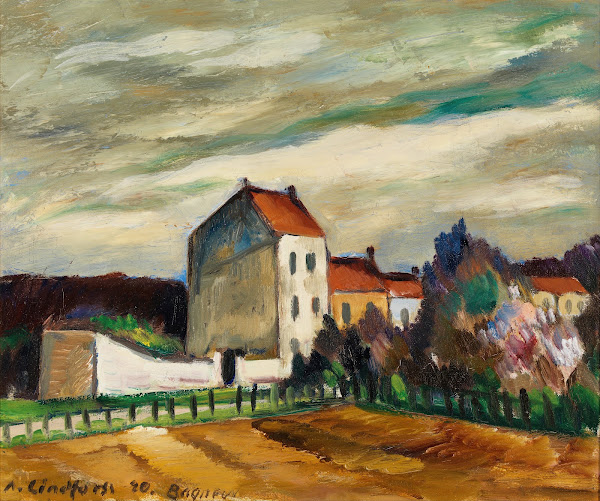 Town view Bogneux 1920