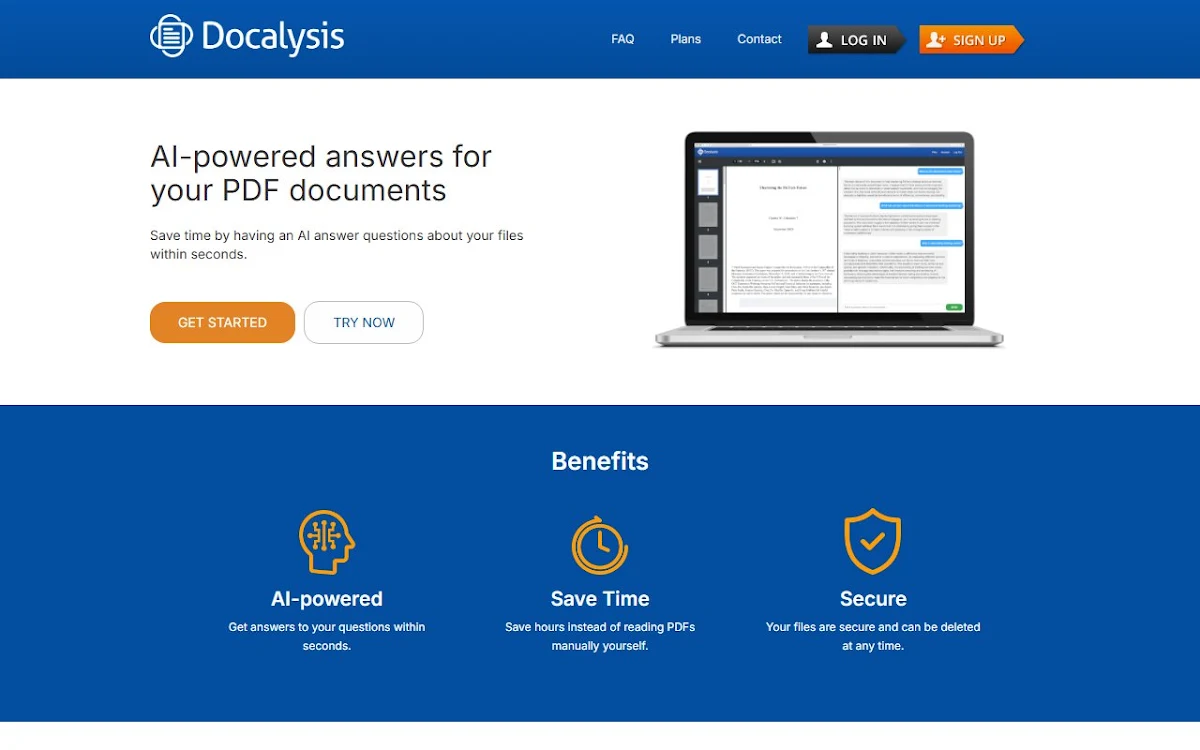 Captura de Docalysis